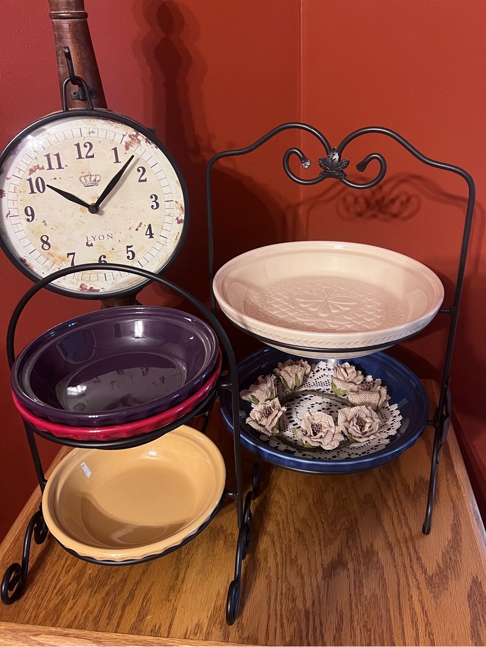 Longaberger Small Pie Plate- Eggplant Color 🥧 - Picture 7 of 8